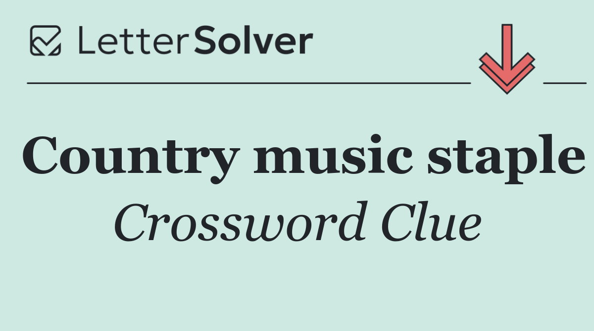 Country music staple