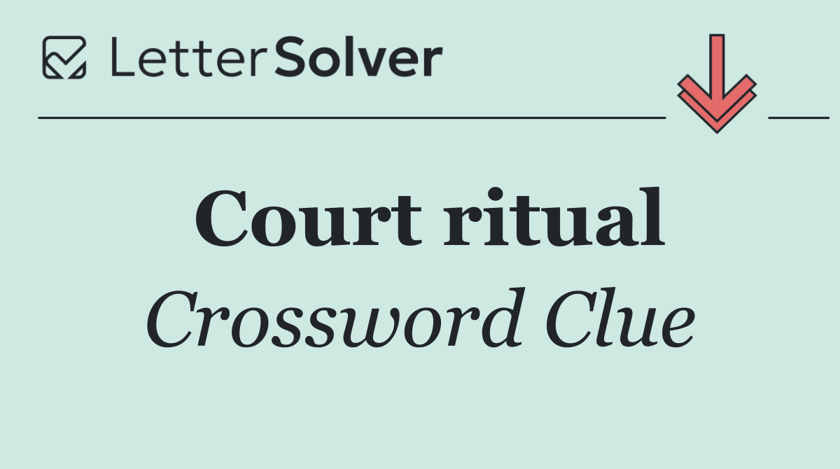 Court ritual