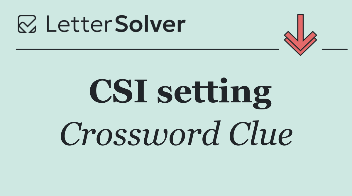 CSI setting