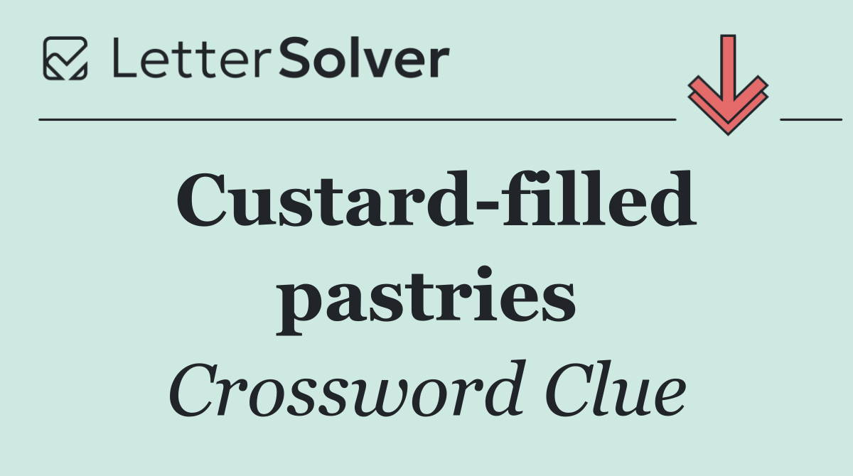 Custard filled pastries