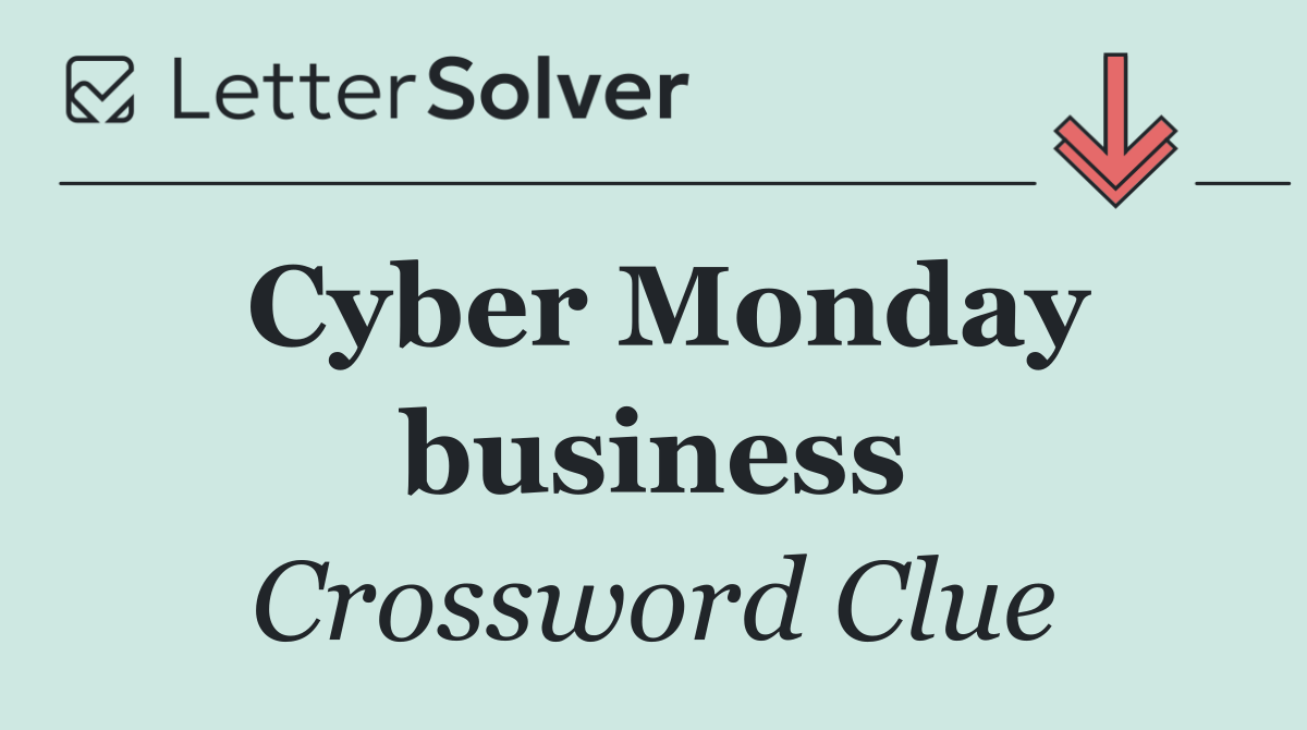 Cyber Monday business