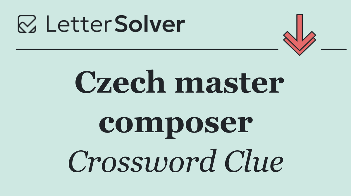Czech master composer