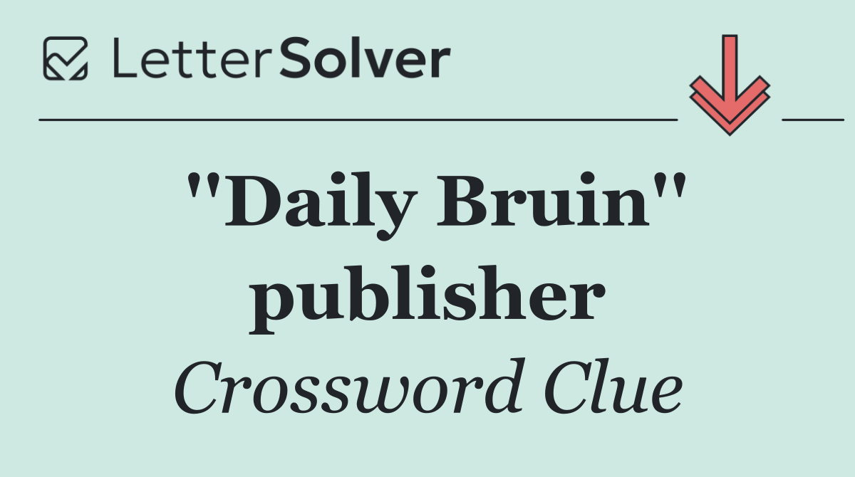 ''Daily Bruin'' publisher