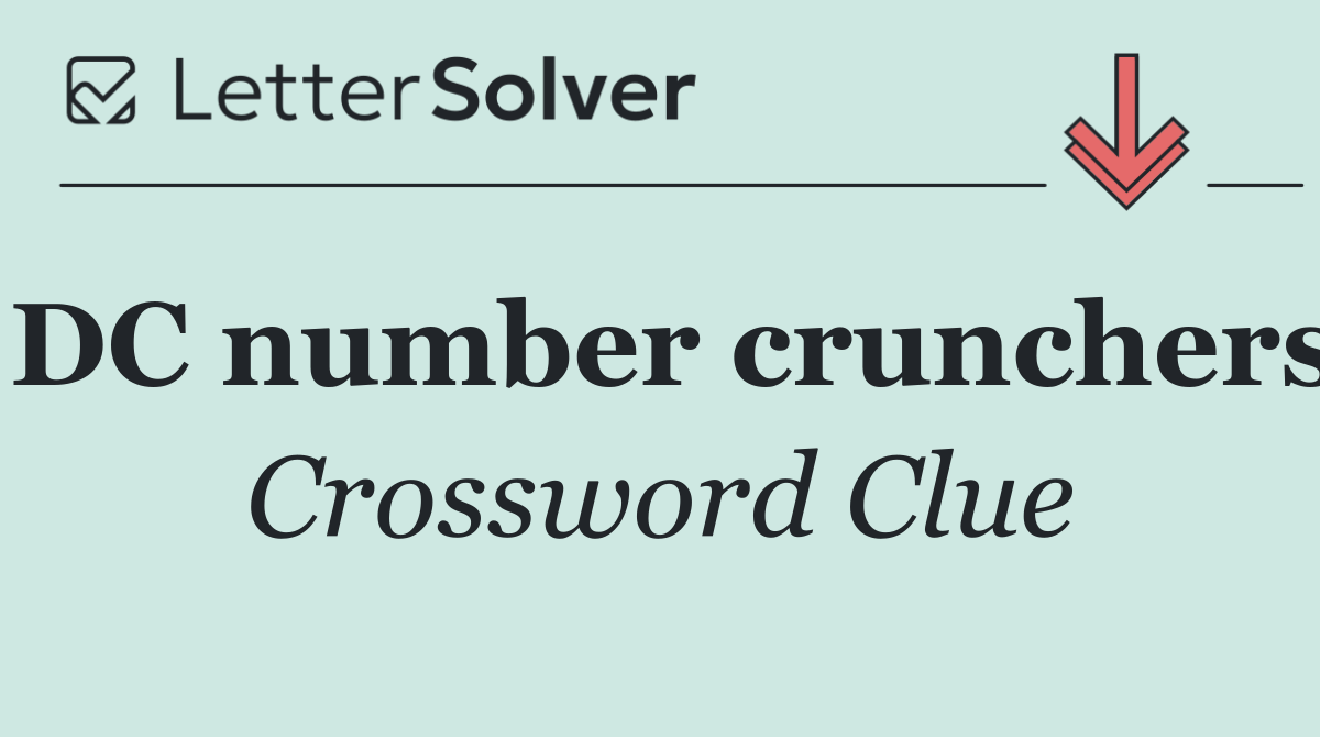 DC number crunchers