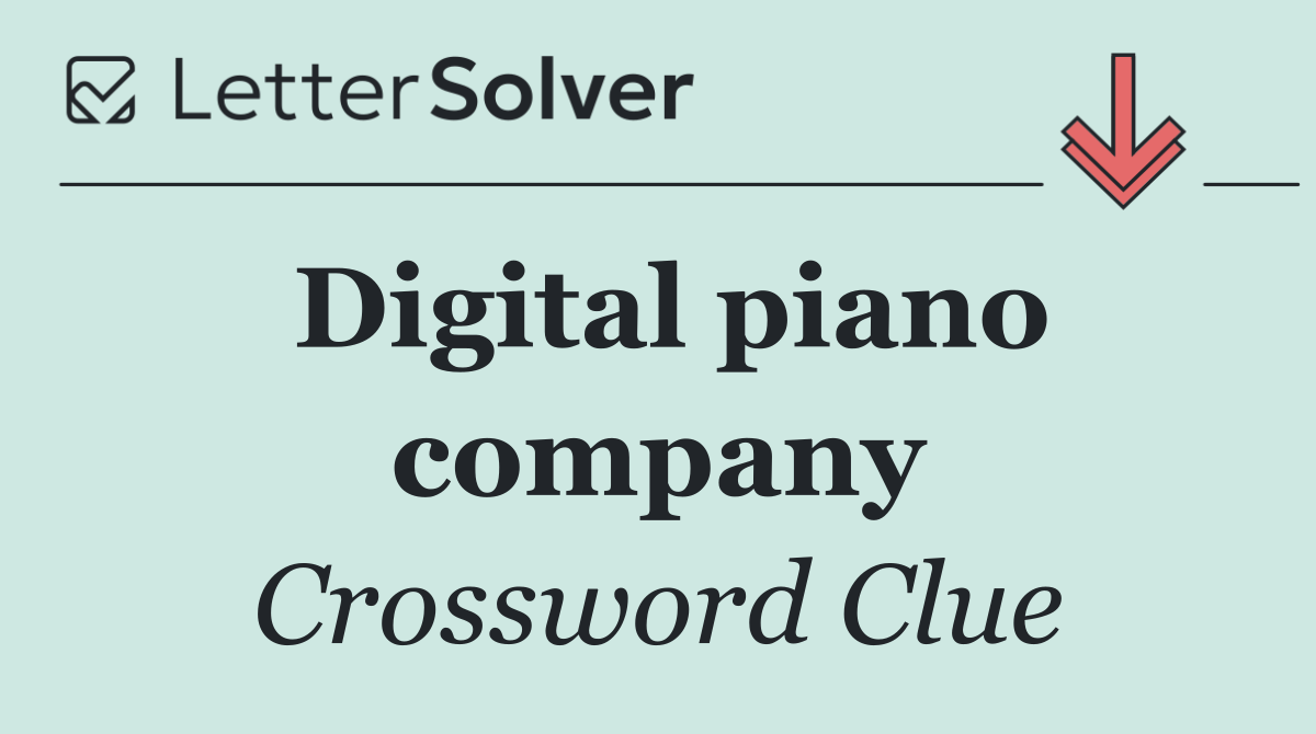 Digital piano company