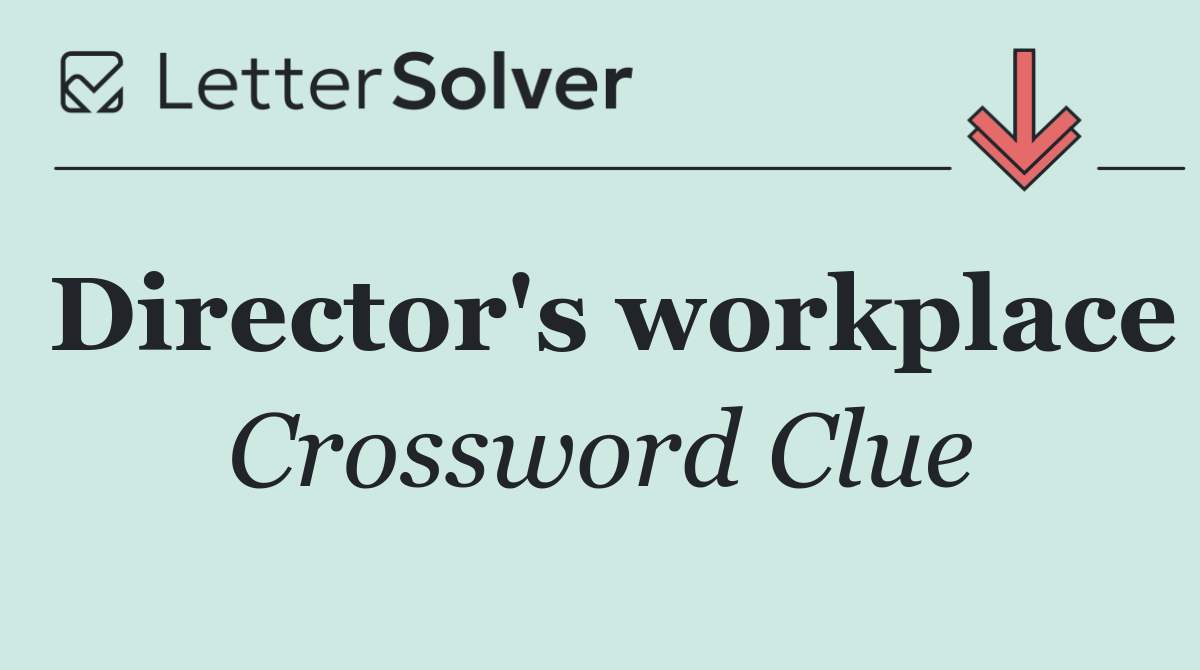 Director's workplace