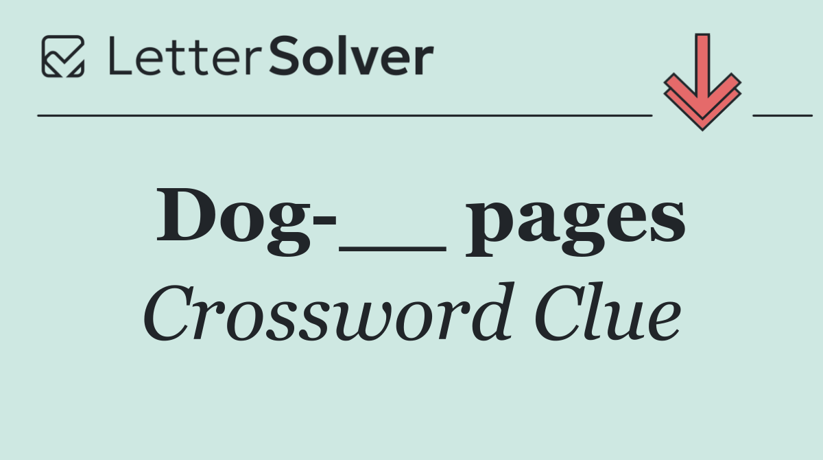 Dog __ pages