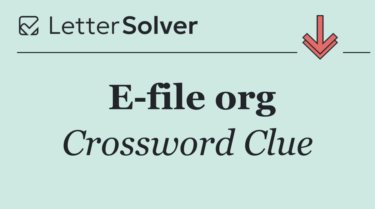 E file org
