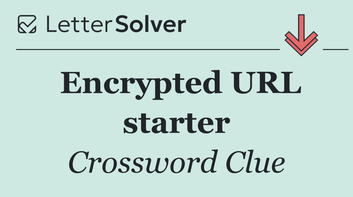 Encrypted URL starter