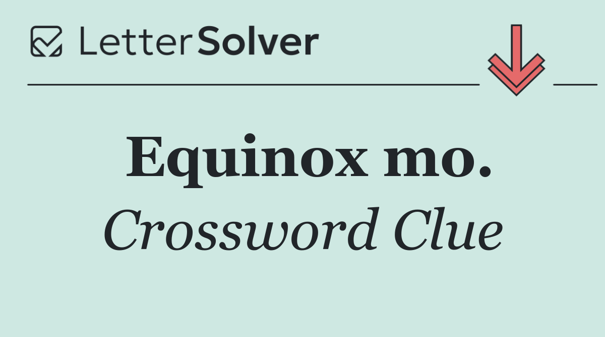 Equinox mo.