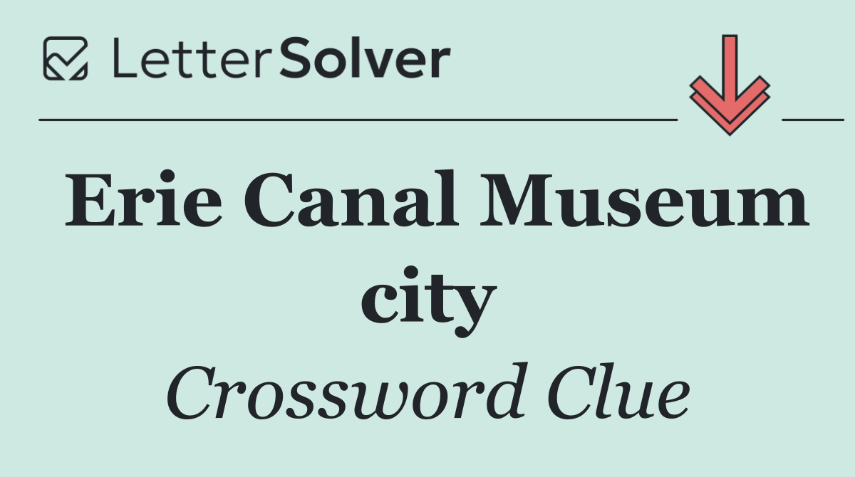 Erie Canal Museum city