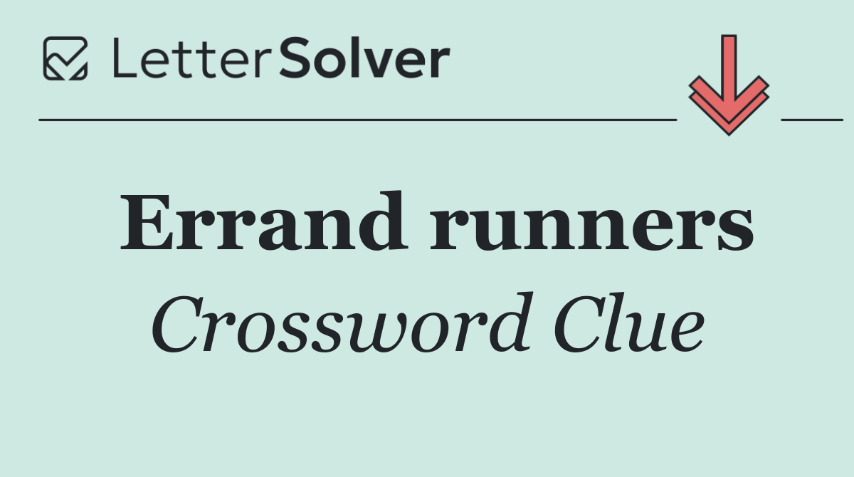 Errand runners