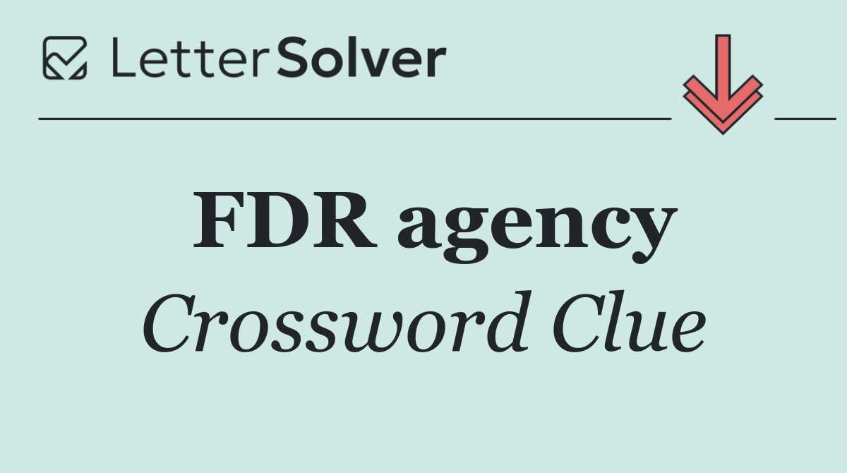 FDR agency