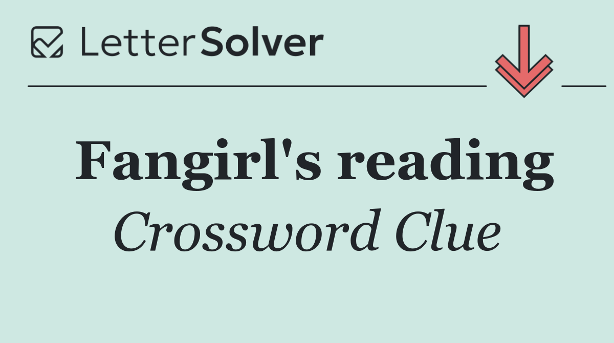 Fangirl's reading