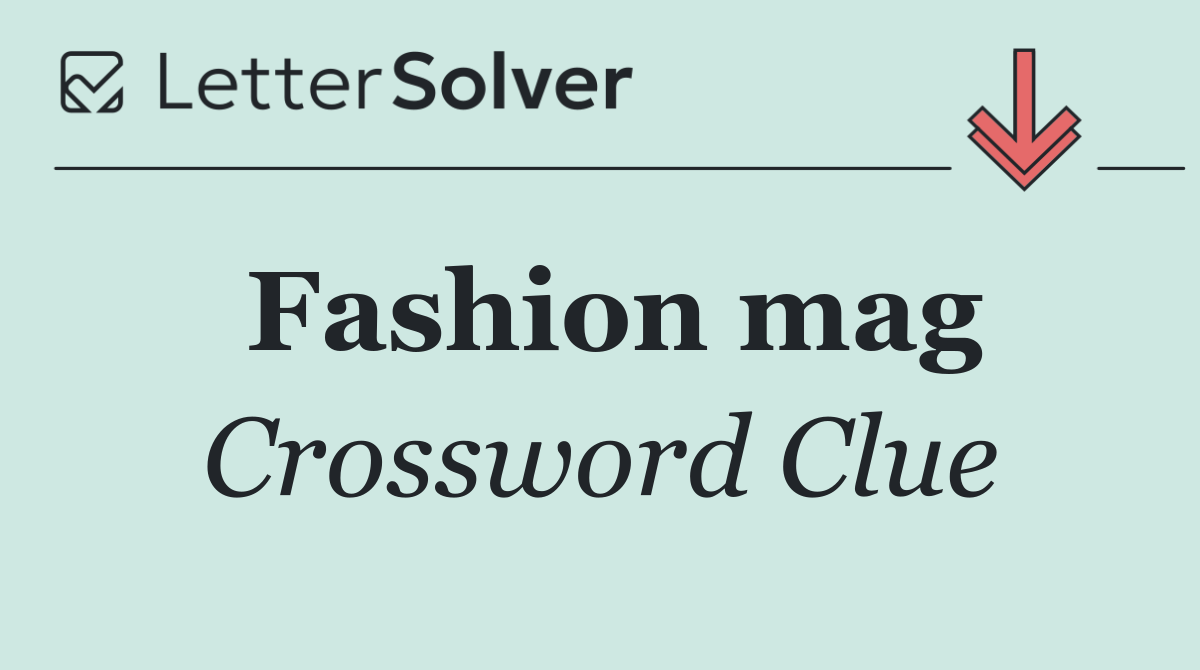 Fashion mag