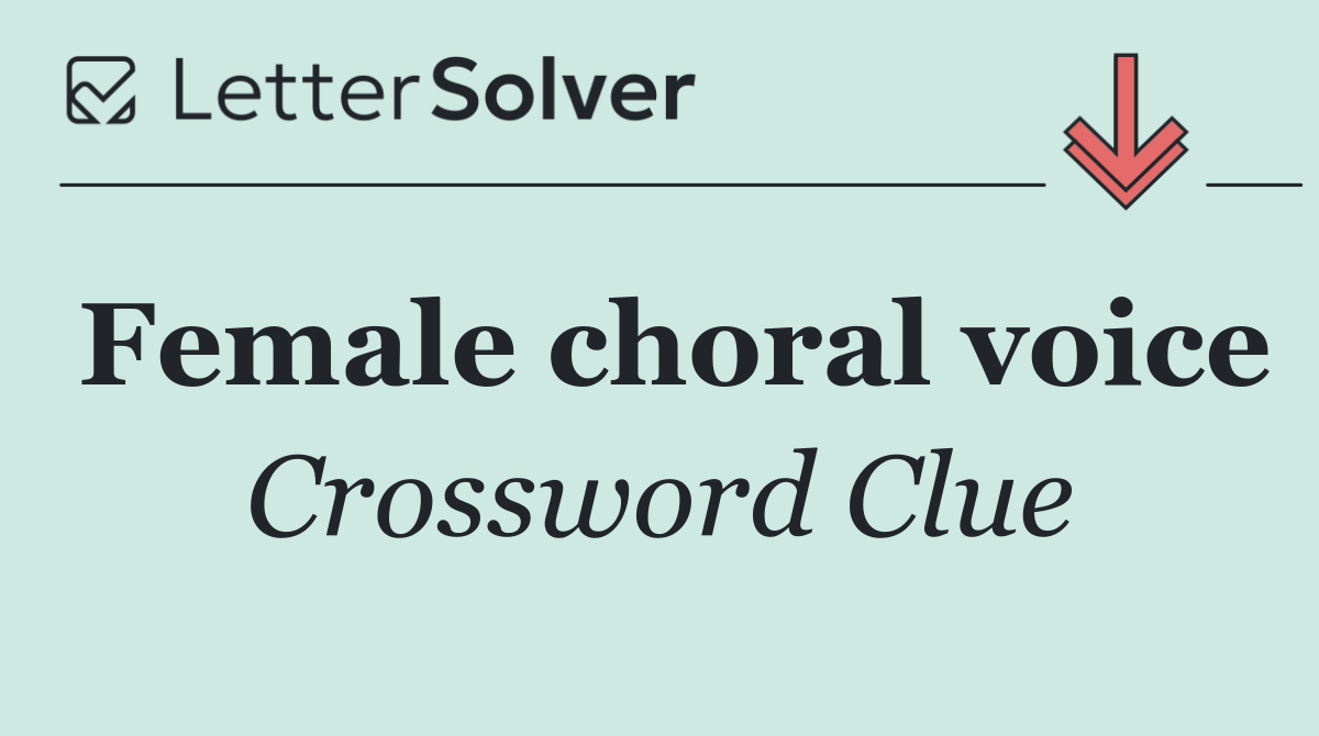 Female choral voice