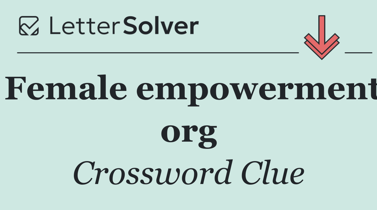 Female empowerment org