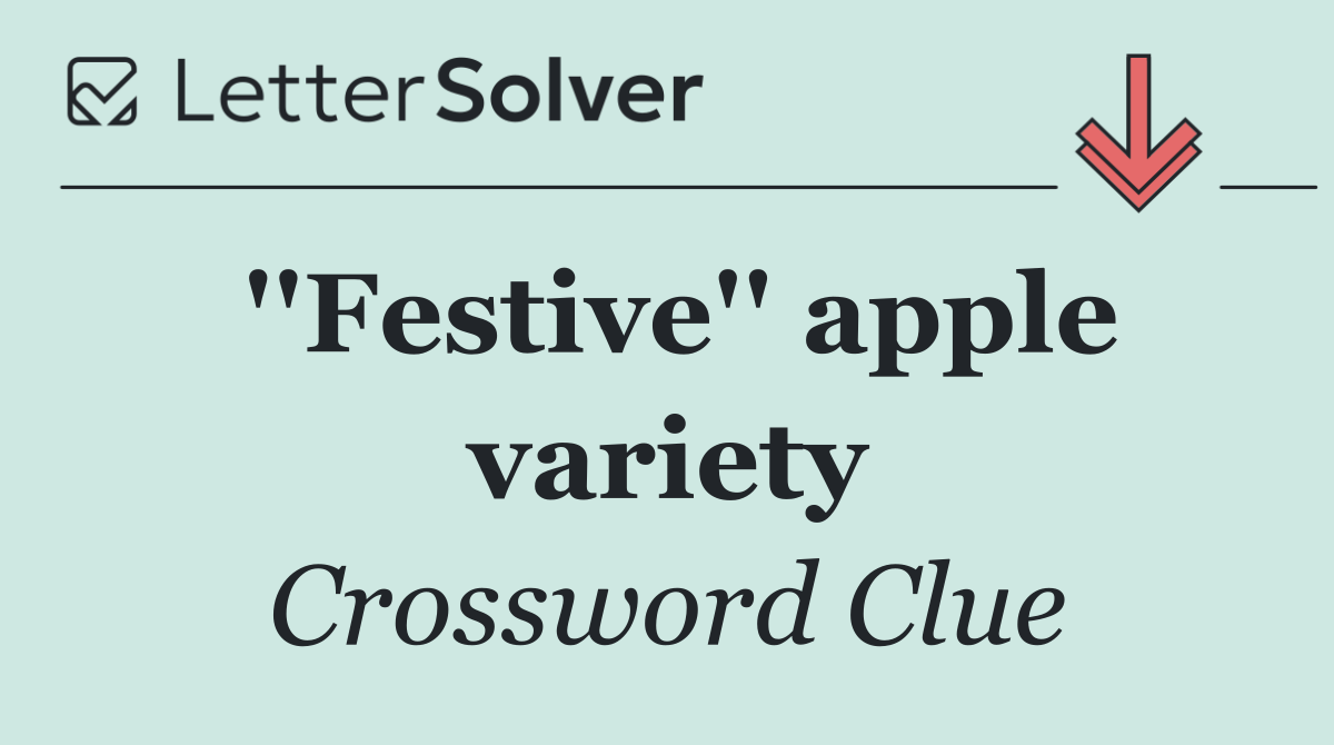 ''Festive'' apple variety