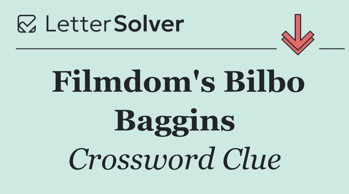 Filmdom's Bilbo Baggins