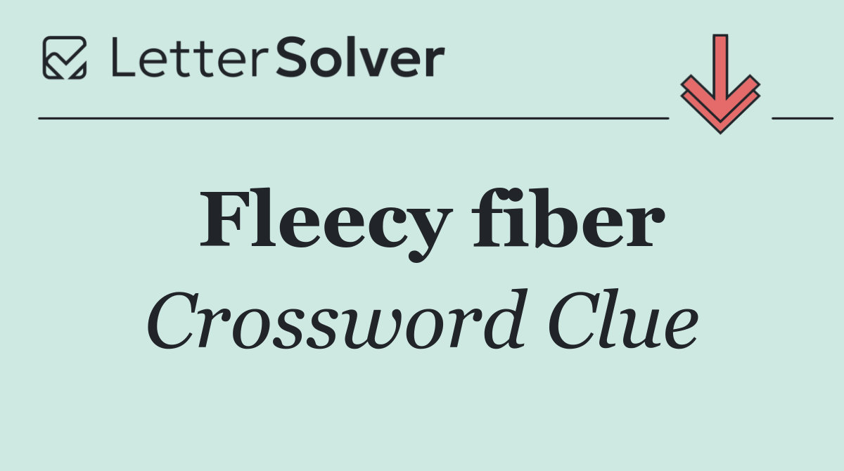 Fleecy fiber