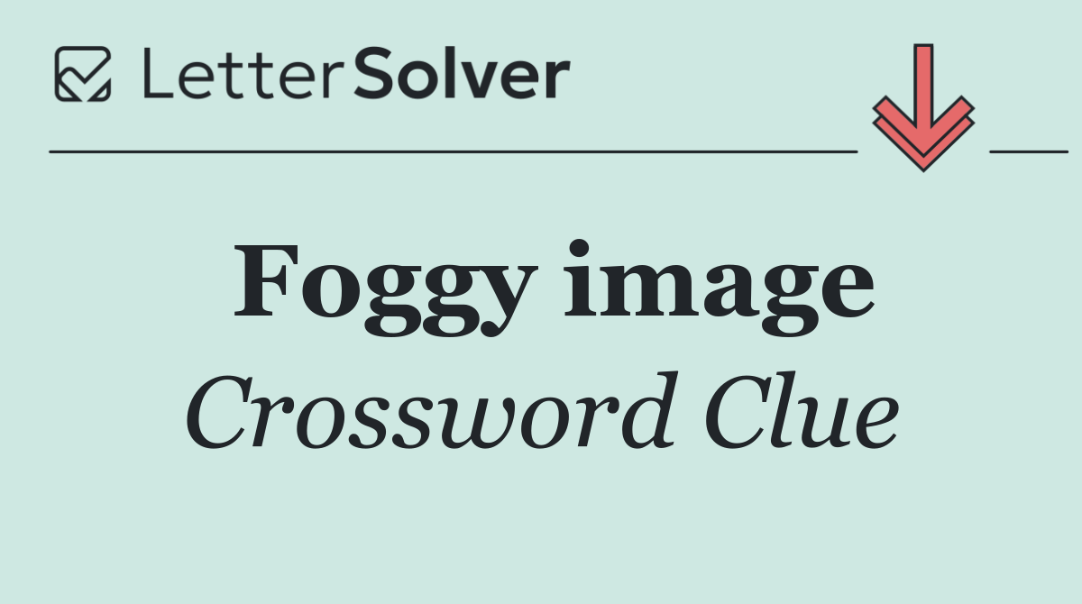 Foggy image