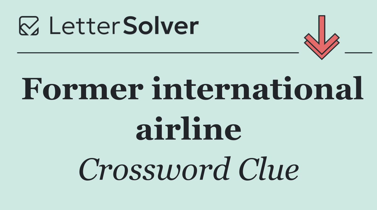 Former international airline