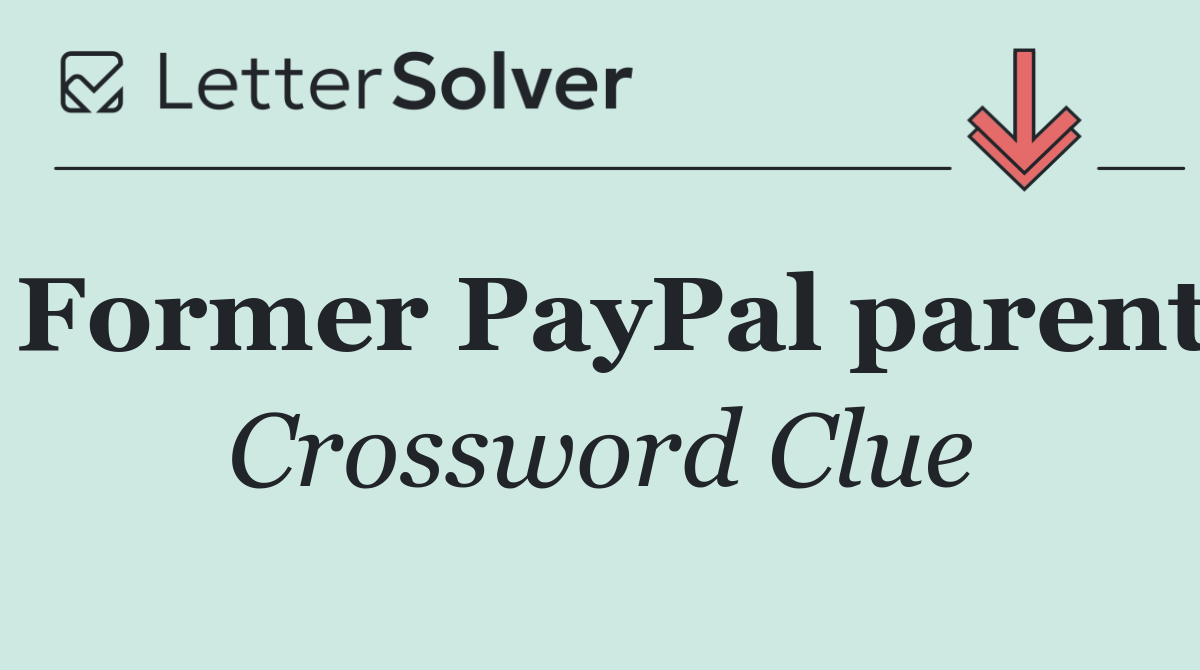 Former PayPal parent