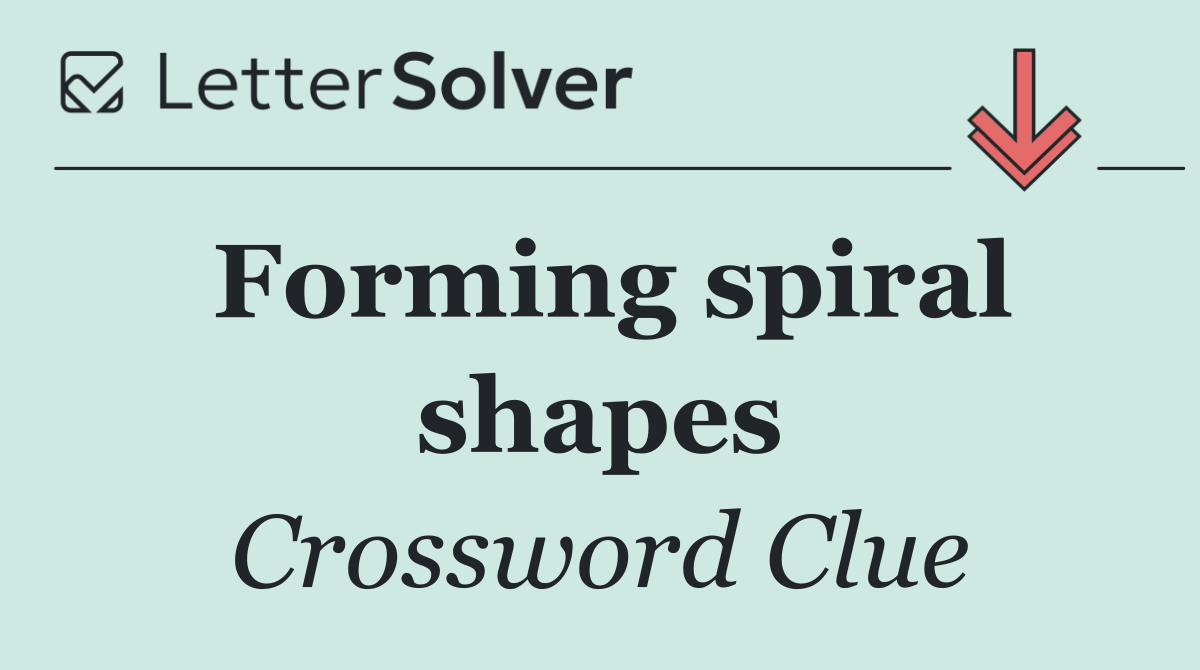 Forming spiral shapes