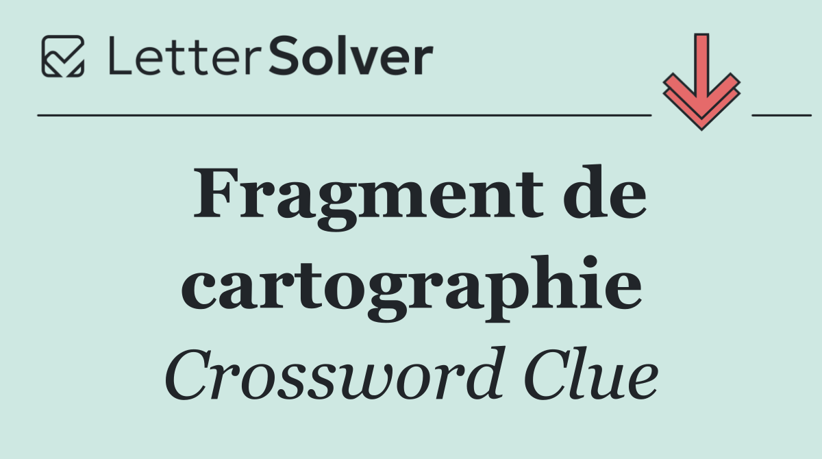 Fragment de cartographie