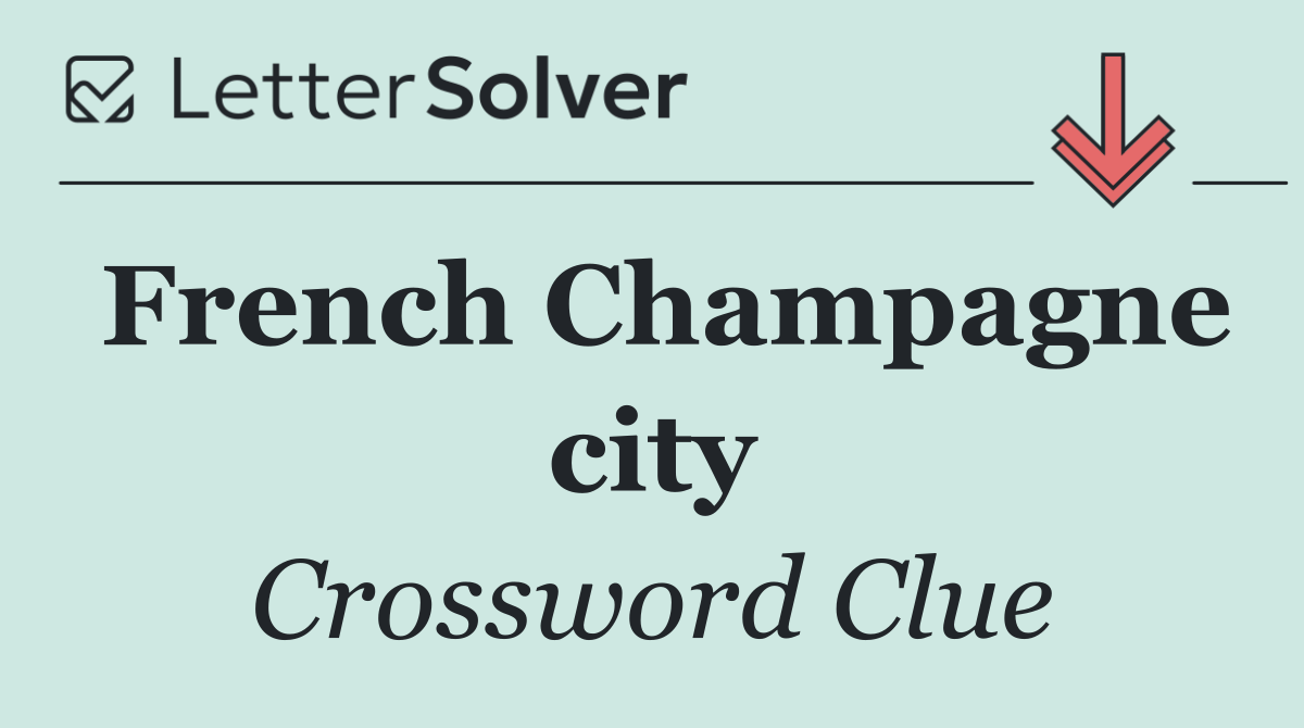 French Champagne city