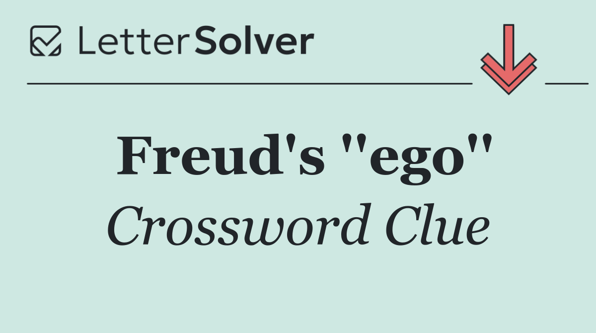 Freud's ''ego''