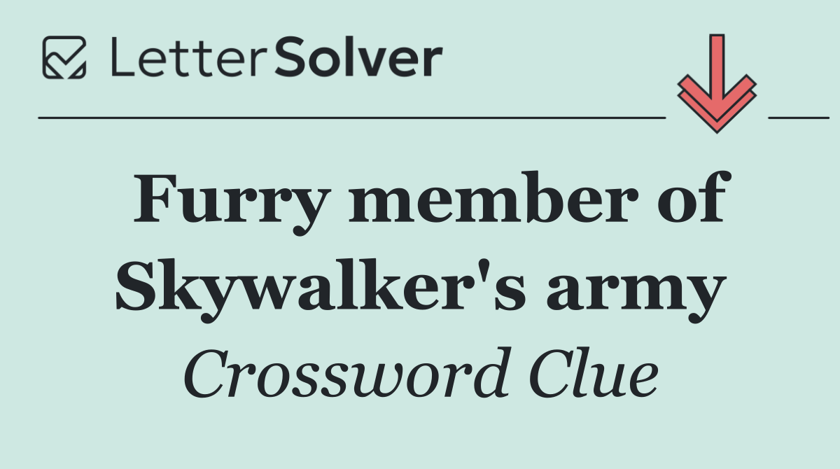 Furry member of Skywalker's army