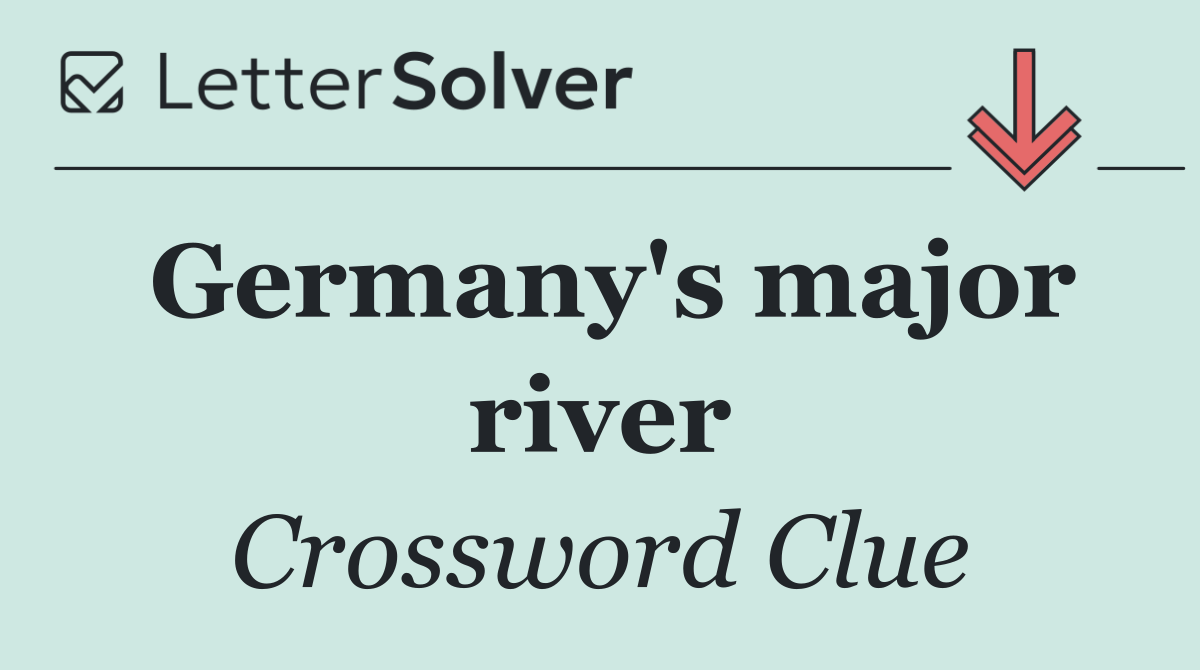 Germany's major river