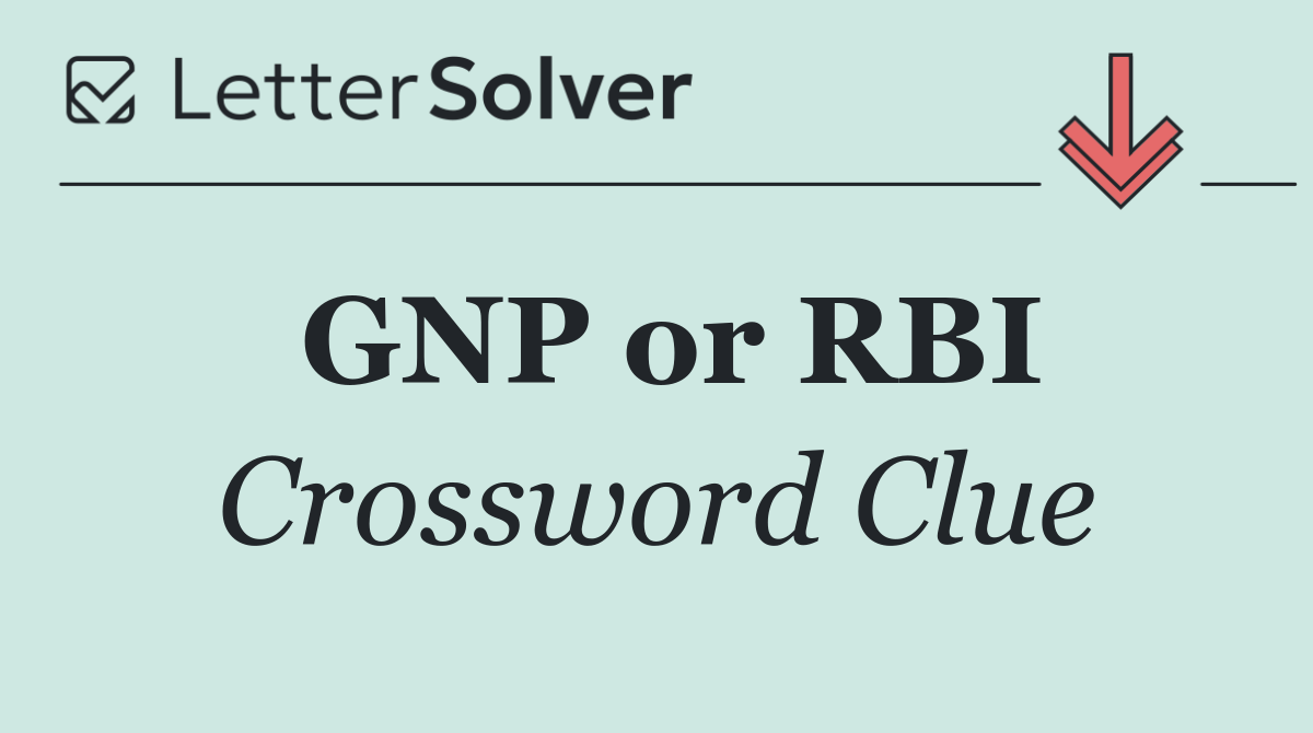 GNP or RBI