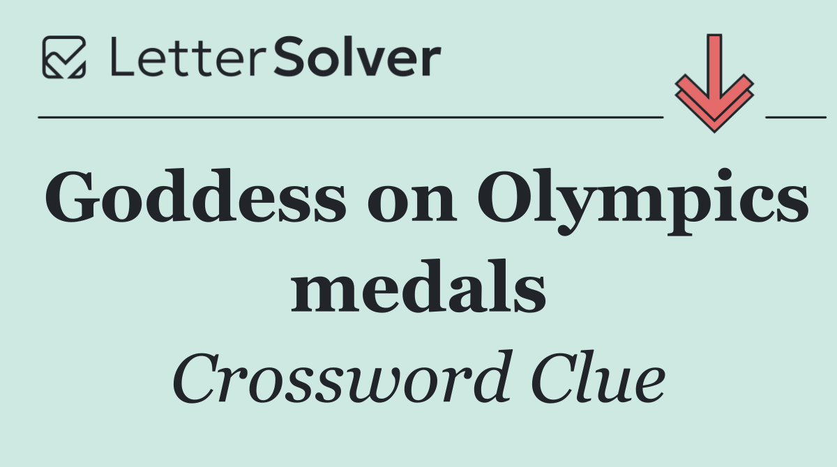 Goddess on Olympics medals