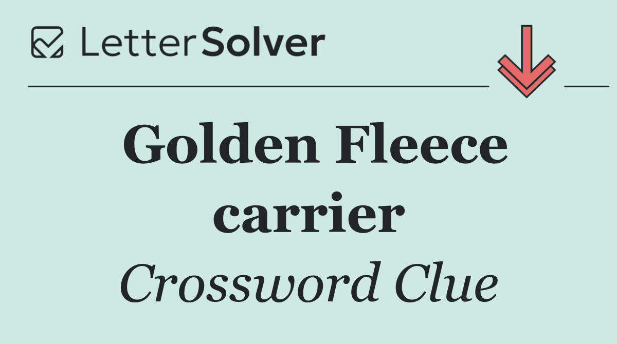 Golden Fleece carrier