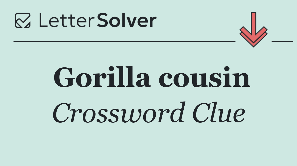 Gorilla cousin
