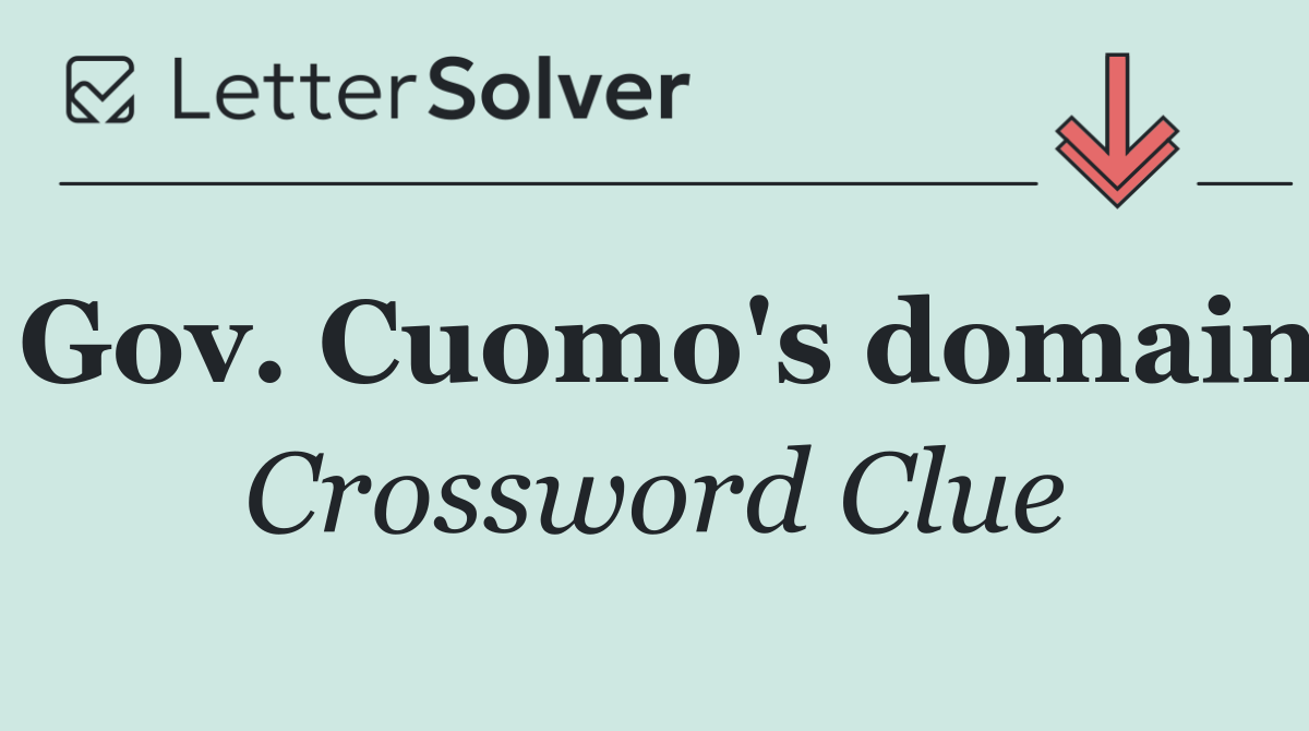 Gov. Cuomo's domain