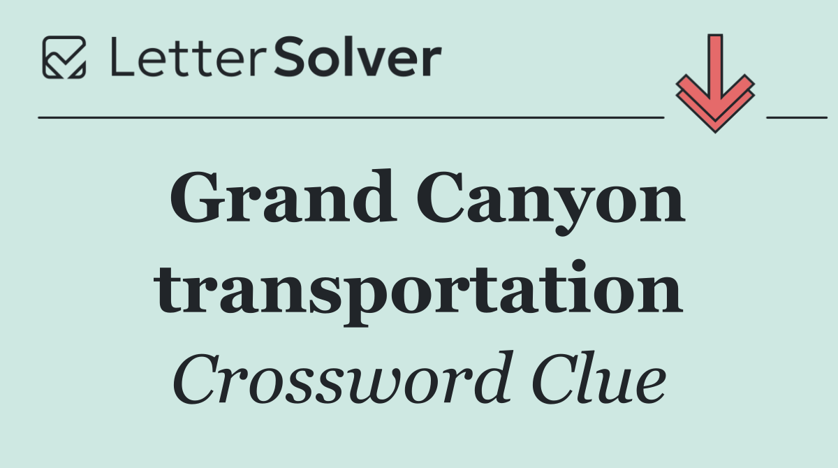 Grand Canyon transportation