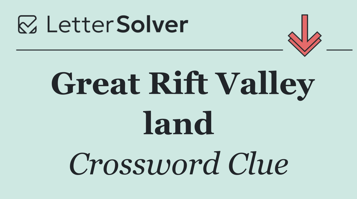 Great Rift Valley land