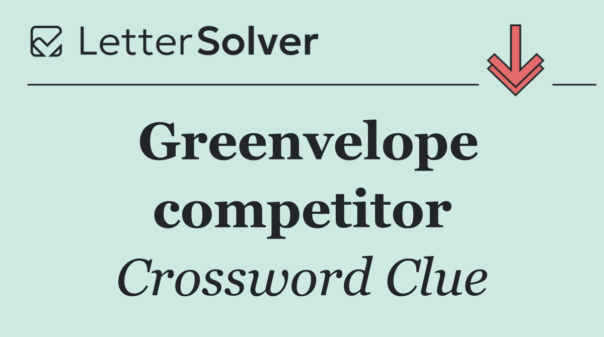 Greenvelope competitor
