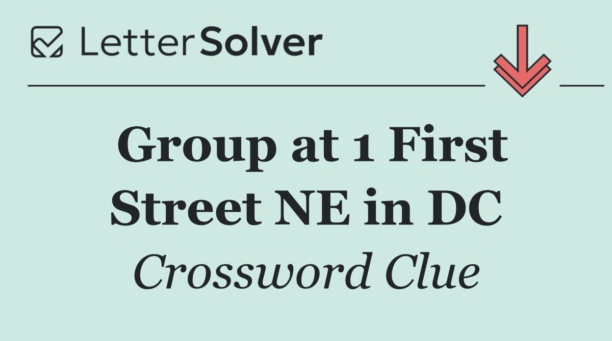 Group at 1 First Street NE in DC
