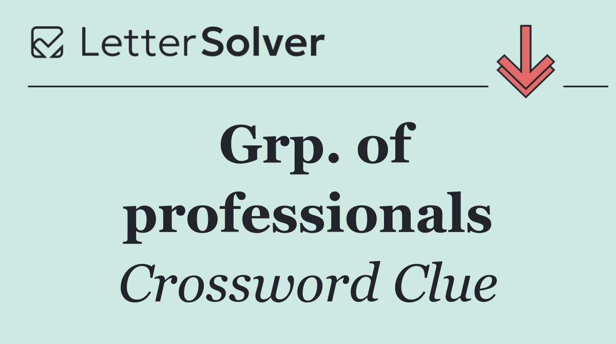 Grp. of professionals