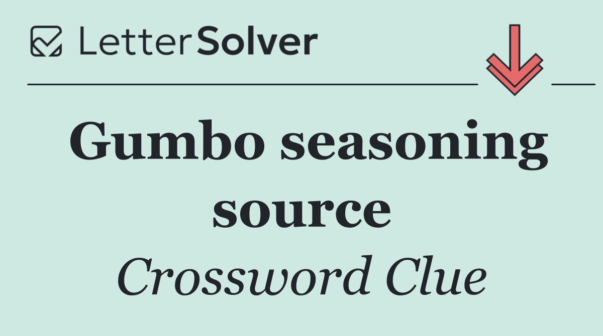 Gumbo seasoning source