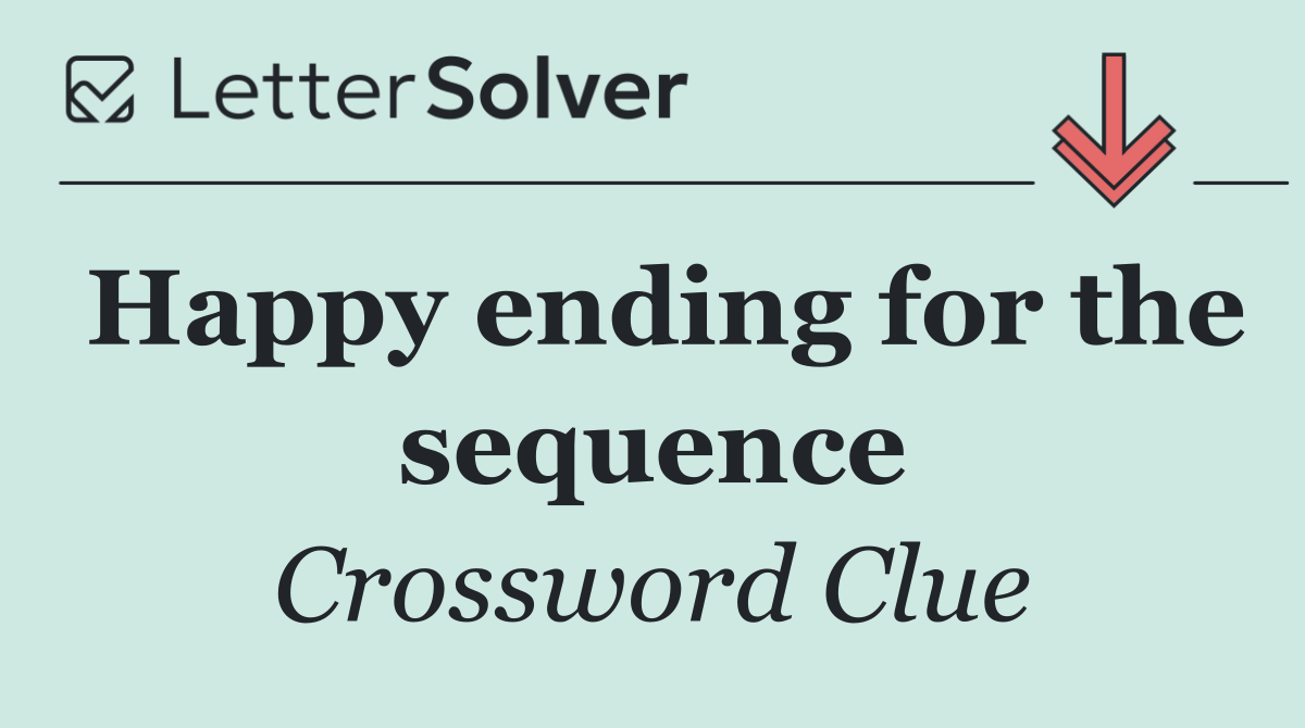 Happy ending for the sequence