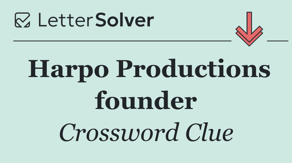 Harpo Productions founder