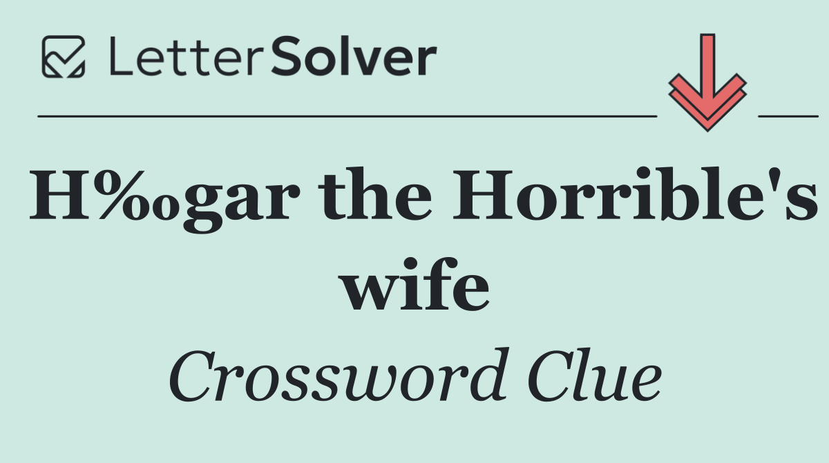 H‰gar the Horrible's wife