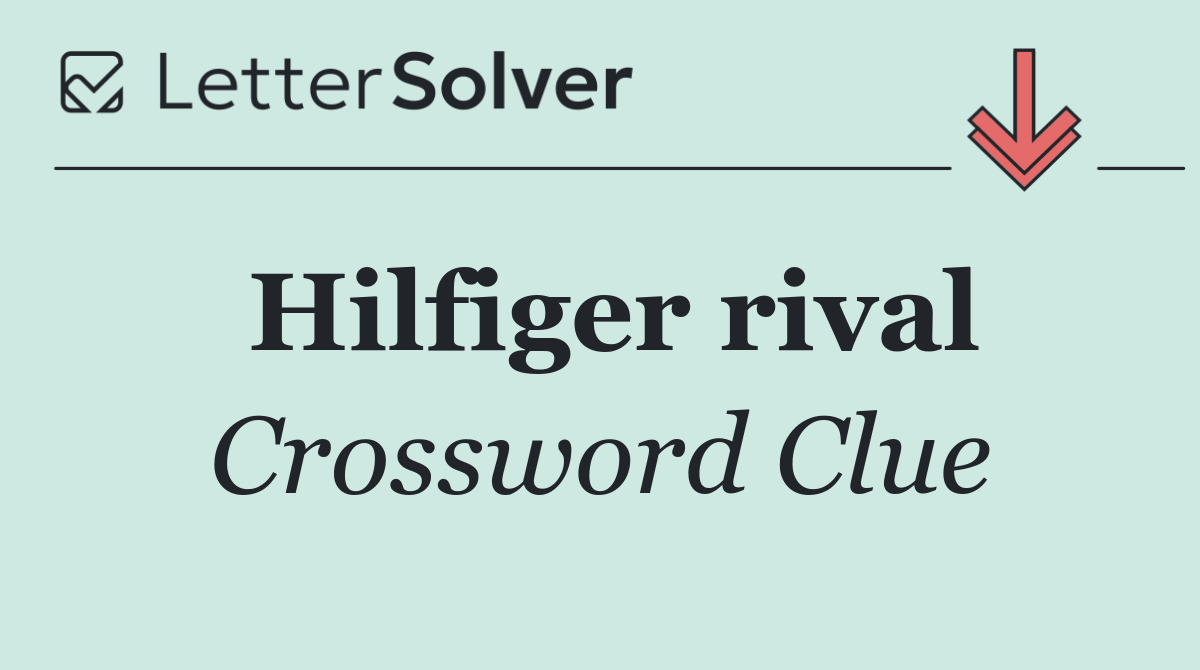 Hilfiger rival