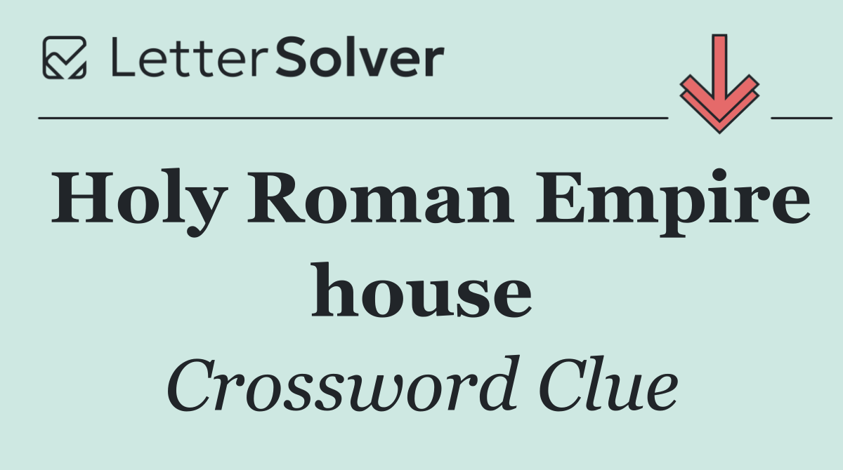 Holy Roman Empire house