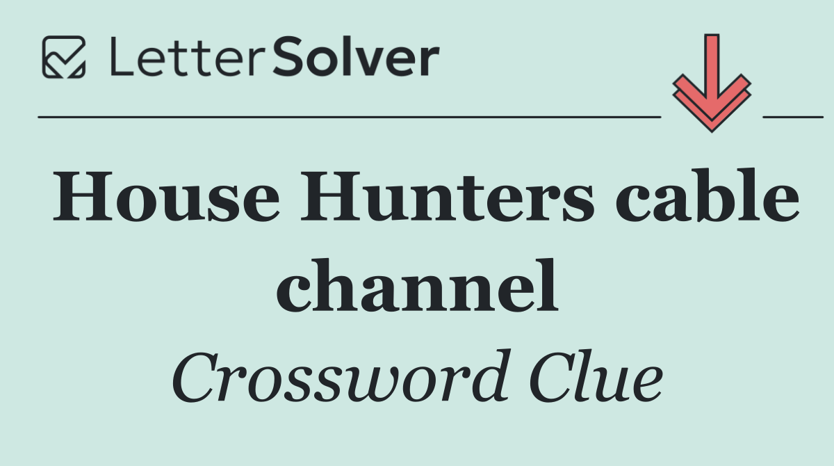 House Hunters cable channel